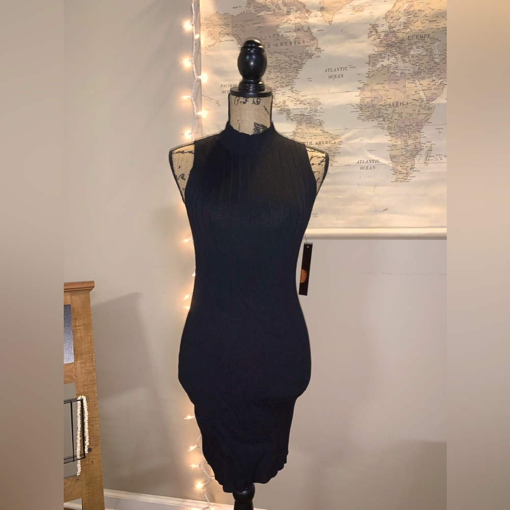 Black bodycon dress - Picture 3 of 12